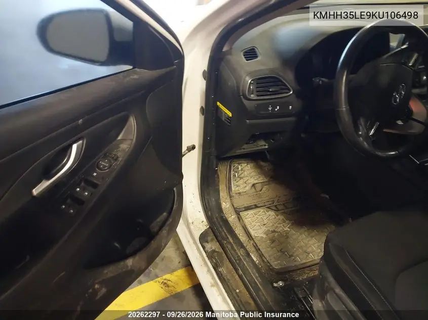 2019 HYUNDAI ELANTRA VIN KMHH35LE9KU106498 — фото 5