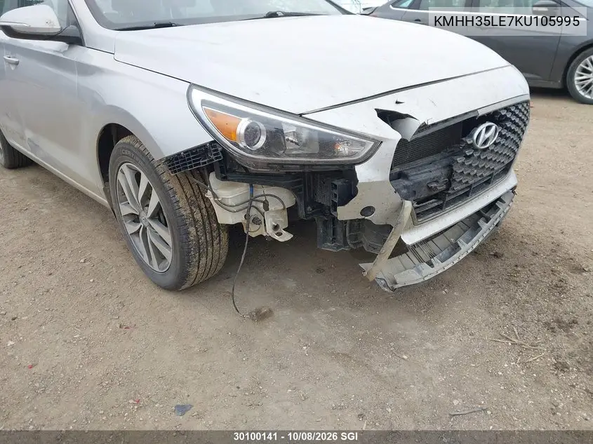 2019 HYUNDAI ELANTRA VIN KMHH35LE7KU105995 — фото 6
