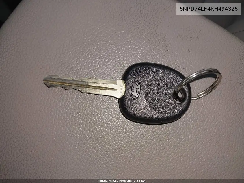 2019 HYUNDAI ELANTRA VIN 5NPD74LF4KH494325 — фото 11