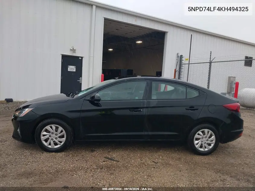 2019 HYUNDAI ELANTRA VIN 5NPD74LF4KH494325 — фото 15