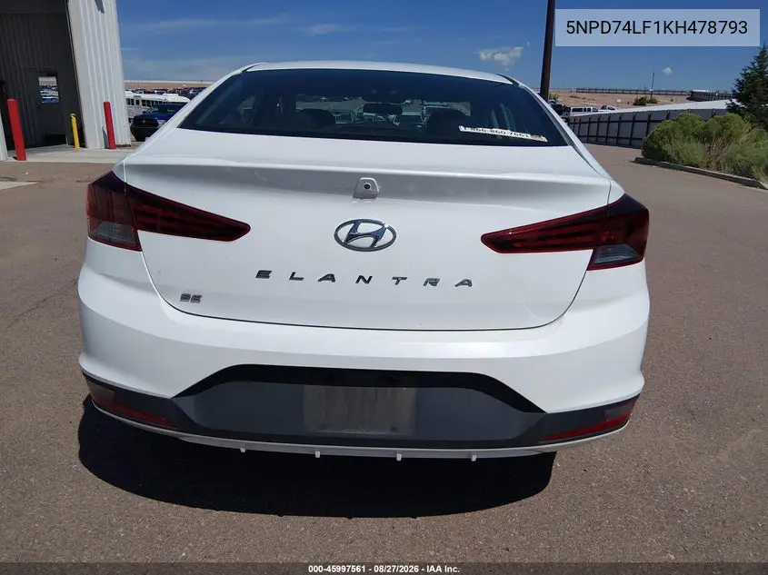 2019 HYUNDAI ELANTRA VIN 5NPD74LF1KH478793 — фото 21