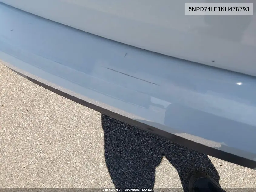 2019 HYUNDAI ELANTRA VIN 5NPD74LF1KH478793 — фото 6