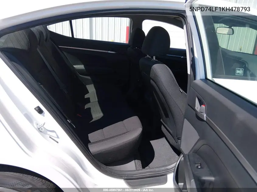 2019 HYUNDAI ELANTRA VIN 5NPD74LF1KH478793 — фото 8