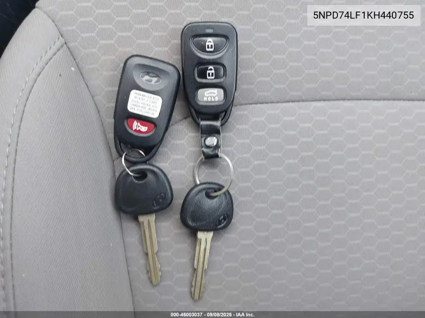2019 HYUNDAI ELANTRA VIN 5NPD74LF1KH440755 — фото 11