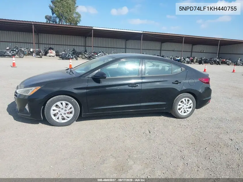 2019 HYUNDAI ELANTRA VIN 5NPD74LF1KH440755 — фото 14