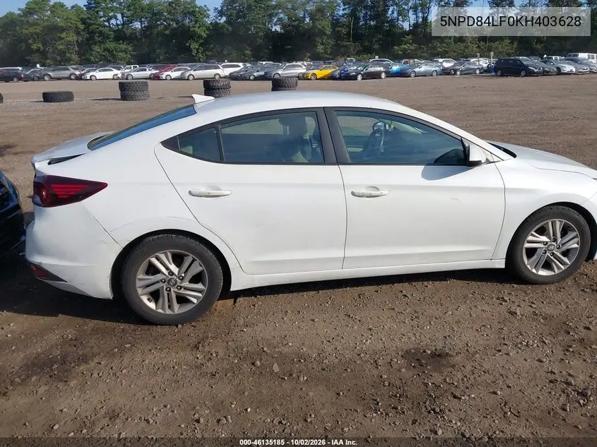 2019 HYUNDAI ELANTRA VIN 5NPD84LF0KH403628 — фото 13