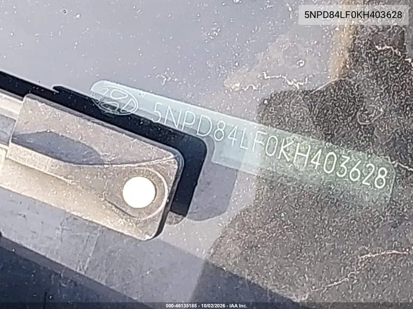2019 HYUNDAI ELANTRA VIN 5NPD84LF0KH403628 — фото 17
