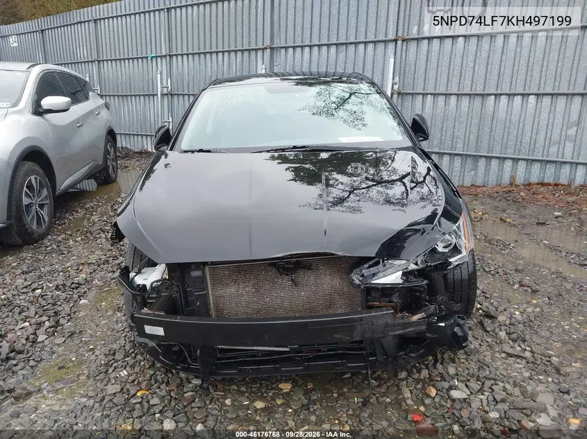 2019 HYUNDAI ELANTRA VIN 5NPD74LF7KH497199 — фото 13