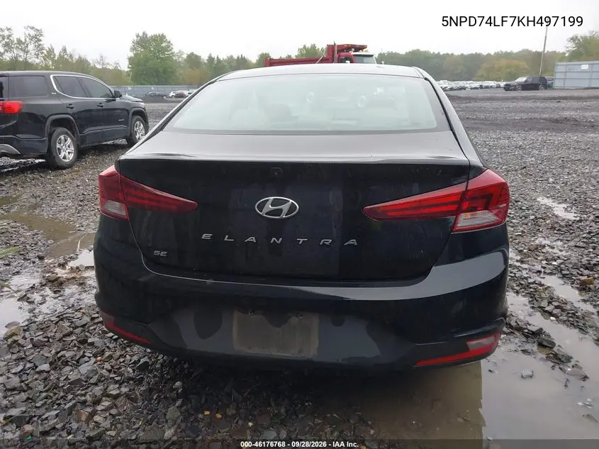 2019 HYUNDAI ELANTRA VIN 5NPD74LF7KH497199 — фото 17