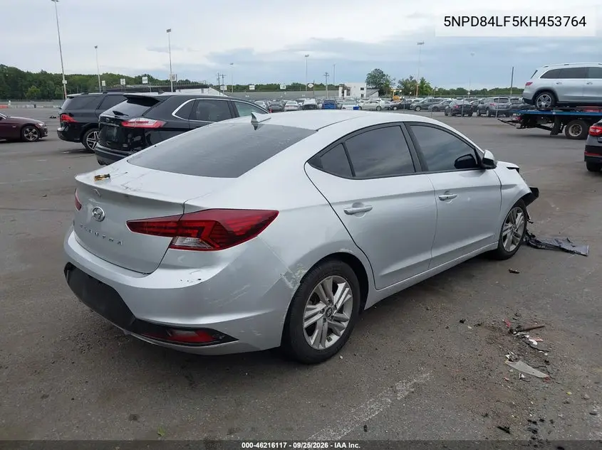 2019 HYUNDAI ELANTRA VIN 5NPD84LF5KH453764 — фото 4