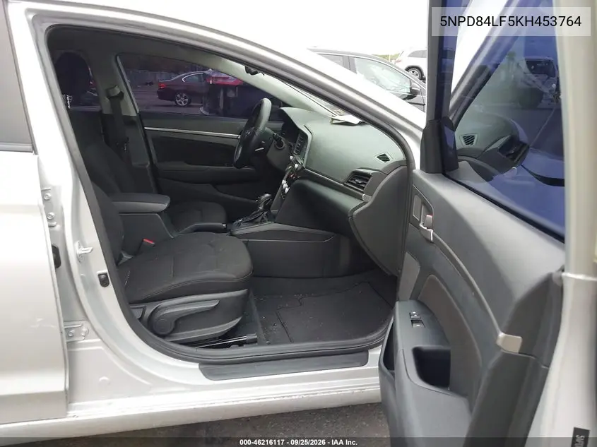 2019 HYUNDAI ELANTRA VIN 5NPD84LF5KH453764 — фото 5