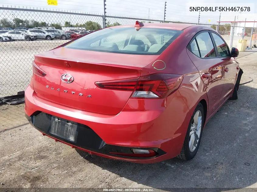 2019 HYUNDAI ELANTRA VIN 5NPD84LF5KH467678 — фото 4