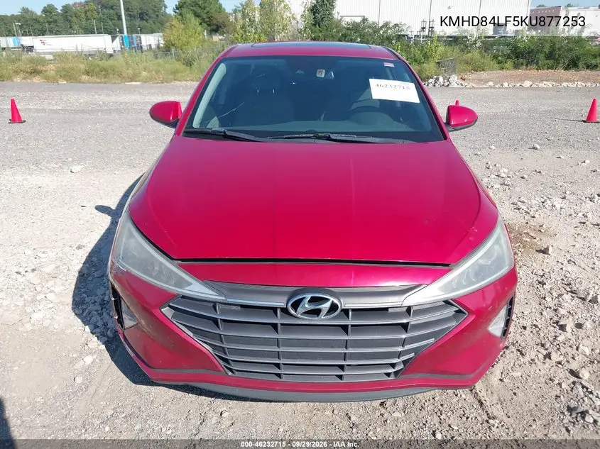 2019 HYUNDAI ELANTRA VIN KMHD84LF5KU877253 — фото 12