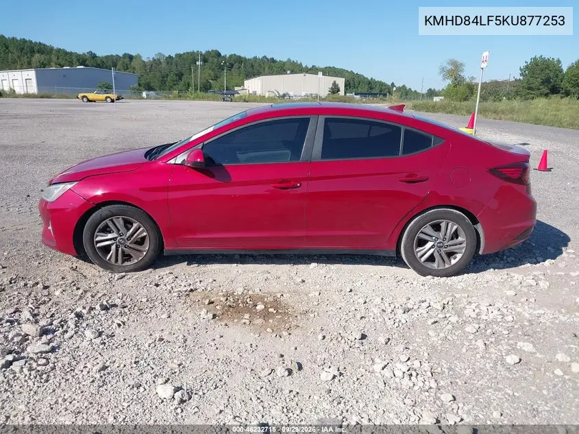 2019 HYUNDAI ELANTRA VIN KMHD84LF5KU877253 — фото 14