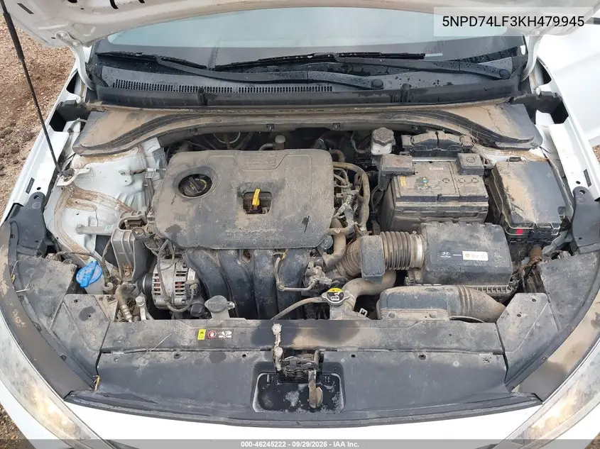 2019 HYUNDAI ELANTRA VIN 5NPD74LF3KH479945 — фото 10