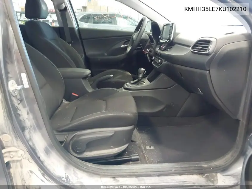 2019 HYUNDAI ELANTRA VIN KMHH35LE7KU102210 — фото 5