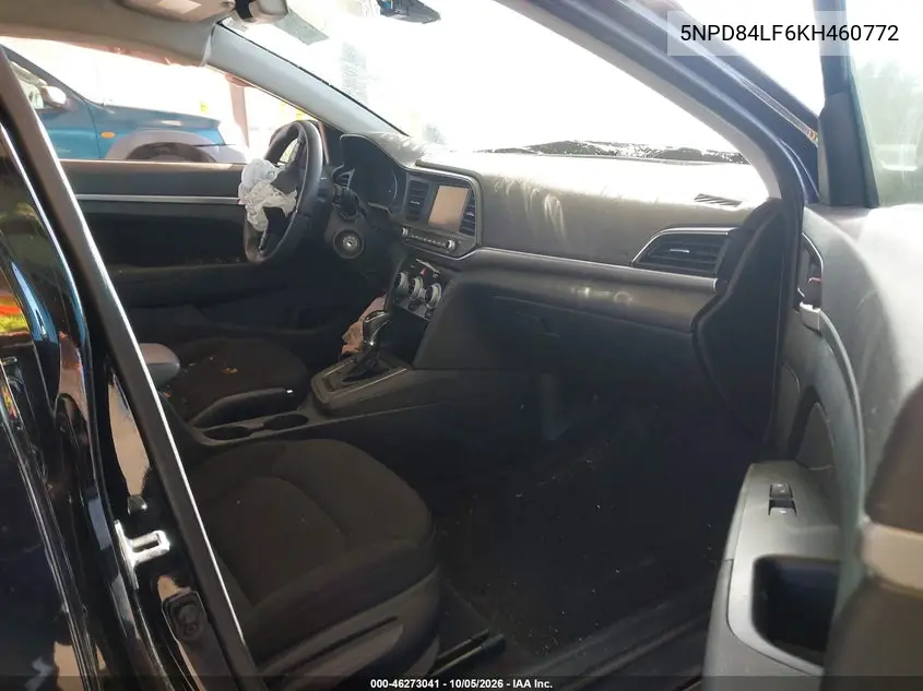 2019 HYUNDAI ELANTRA VIN 5NPD84LF6KH460772 — фото 5