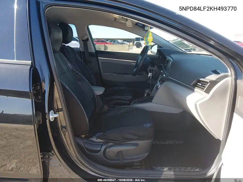 2019 HYUNDAI ELANTRA VIN 5NPD84LF2KH493770 — фото 5