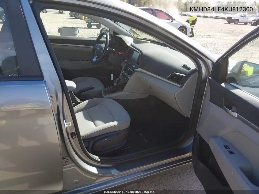 2019 HYUNDAI ELANTRA VIN KMHD84LF4KU812300 — фото 5
