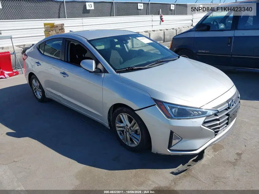 HYUNDAI ELANTRA 2019, VIN 5NPD84LF1KH423340