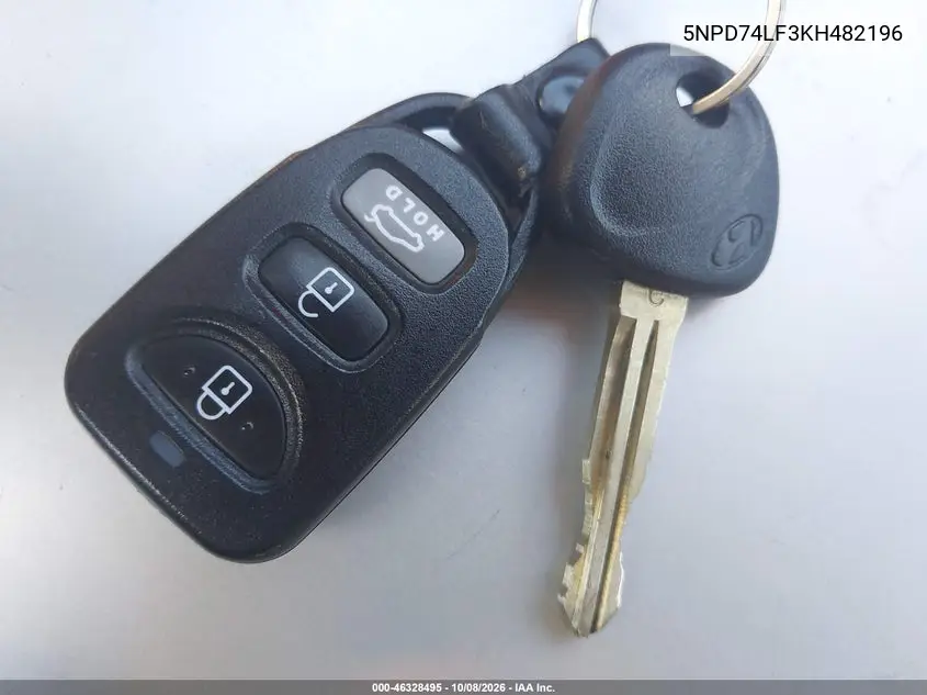 2019 HYUNDAI ELANTRA VIN 5NPD74LF3KH482196 — фото 11