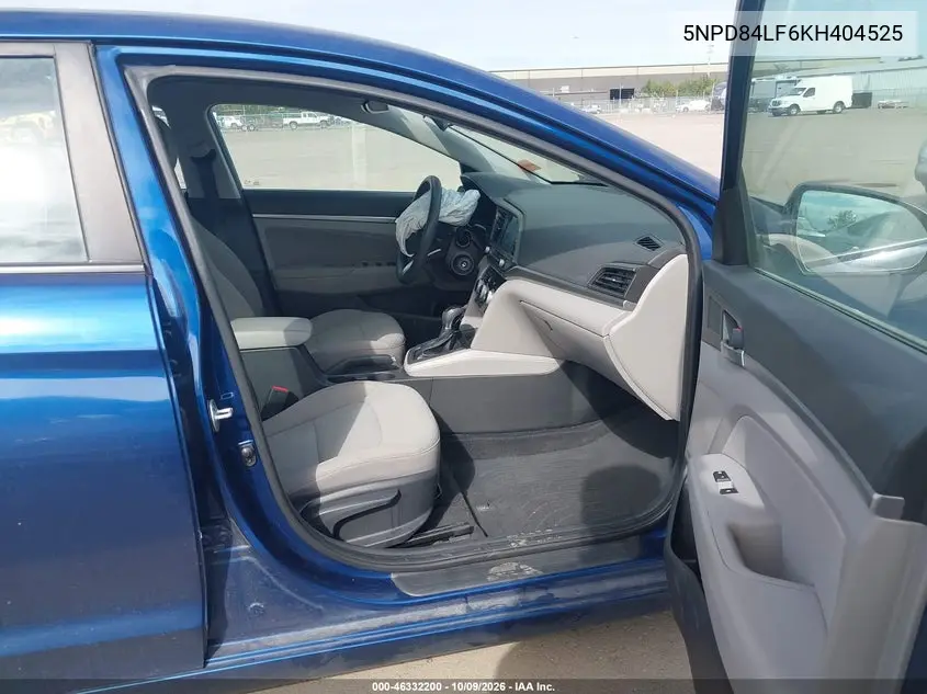 2019 HYUNDAI ELANTRA VIN 5NPD84LF6KH404525 — фото 5