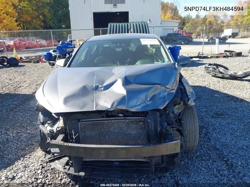 2019 HYUNDAI ELANTRA VIN 5NPD74LF3KH484594 — фото 12