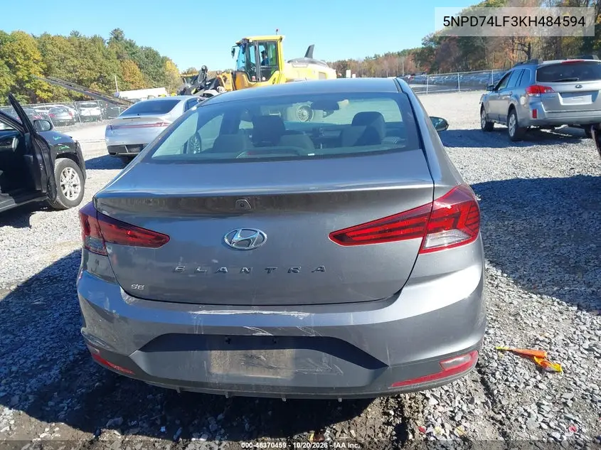 2019 HYUNDAI ELANTRA VIN 5NPD74LF3KH484594 — фото 16