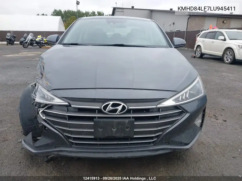 2020 HYUNDAI ELANTRA VIN KMHD84LF7LU945411 — фото 12