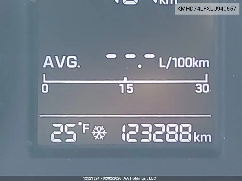 2020 HYUNDAI ELANTRA VIN KMHD74LFXLU940657 — фото 15