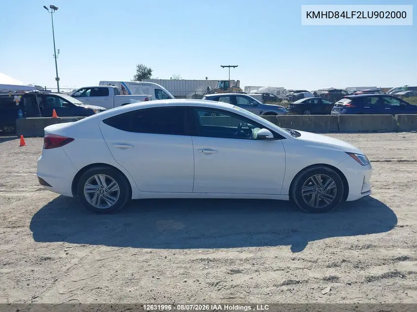 2020 HYUNDAI ELANTRA VIN KMHD84LF2LU902000 — фото 13