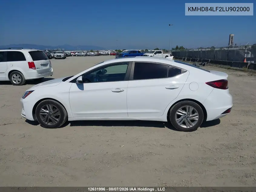 2020 HYUNDAI ELANTRA VIN KMHD84LF2LU902000 — фото 14