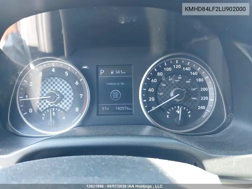 2020 HYUNDAI ELANTRA VIN KMHD84LF2LU902000 — фото 7