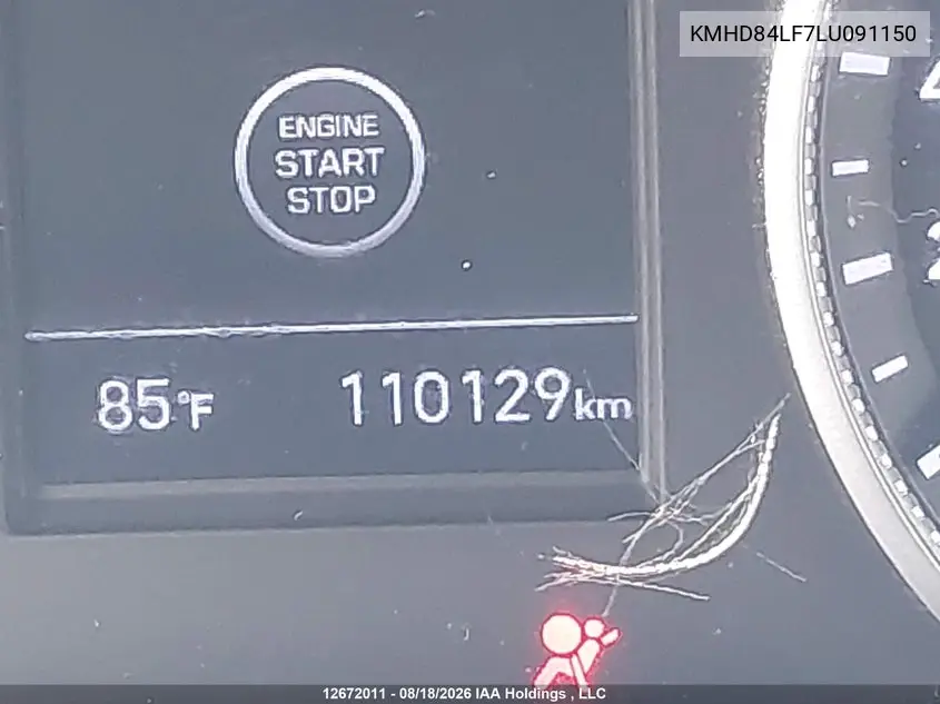 2020 HYUNDAI ELANTRA VIN KMHD84LF7LU091150 — фото 14