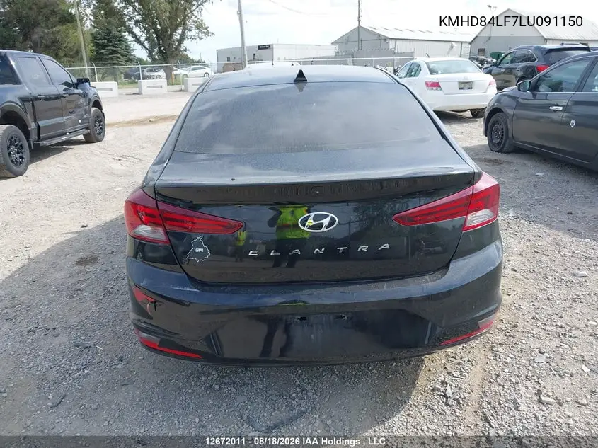 2020 HYUNDAI ELANTRA VIN KMHD84LF7LU091150 — фото 15