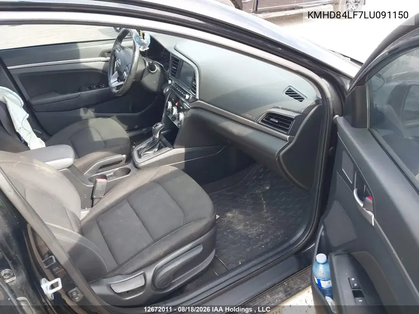 2020 HYUNDAI ELANTRA VIN KMHD84LF7LU091150 — фото 5
