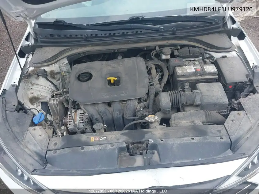2020 HYUNDAI ELANTRA VIN KMHD84LF1LU979120 — фото 10