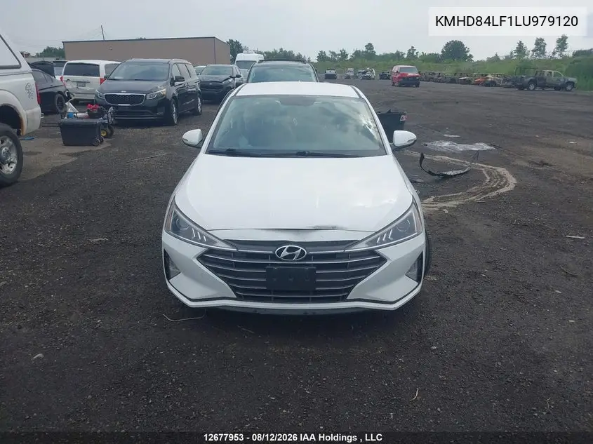 2020 HYUNDAI ELANTRA VIN KMHD84LF1LU979120 — фото 11
