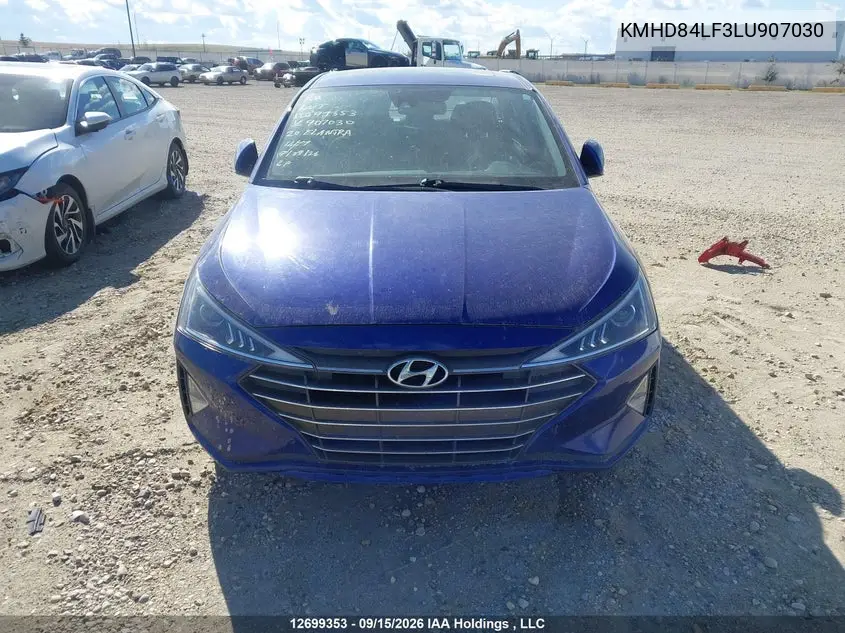 2020 HYUNDAI ELANTRA VIN KMHD84LF3LU907030 — фото 13
