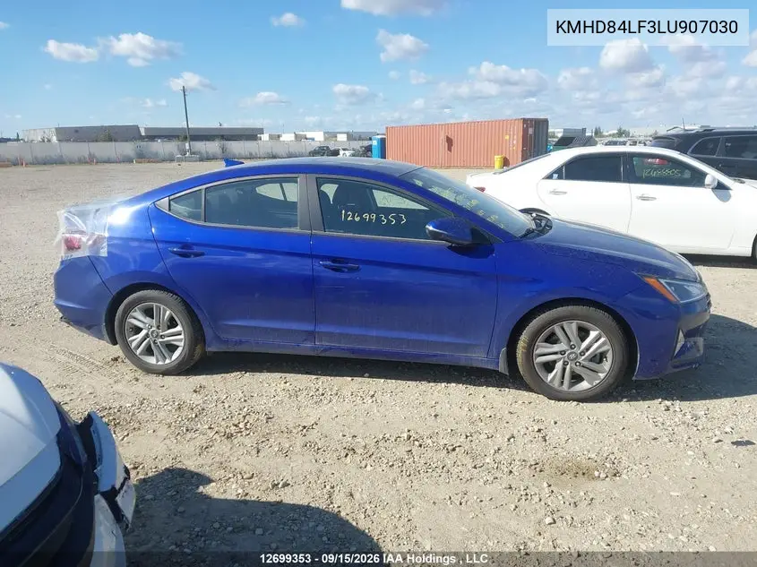 2020 HYUNDAI ELANTRA VIN KMHD84LF3LU907030 — фото 14