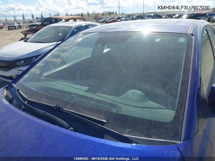 2020 HYUNDAI ELANTRA VIN KMHD84LF3LU907030 — фото 18