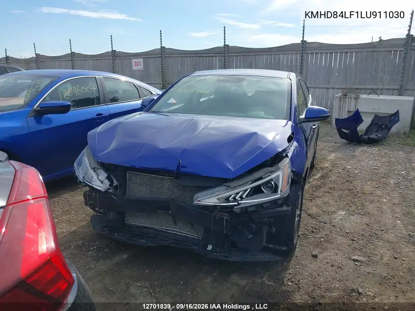 2020 HYUNDAI ELANTRA VIN KMHD84LF1LU911030 — фото 13