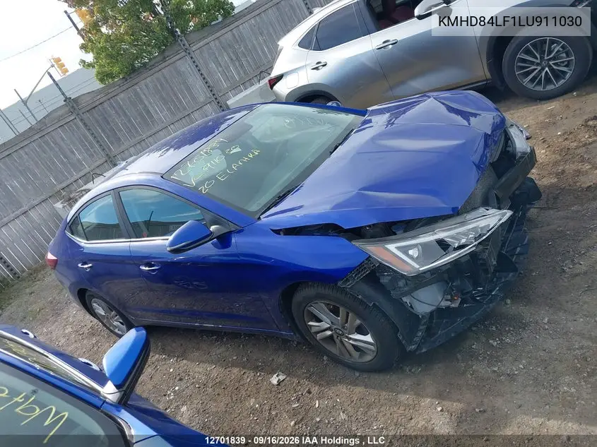 2020 HYUNDAI ELANTRA VIN KMHD84LF1LU911030 — фото 14