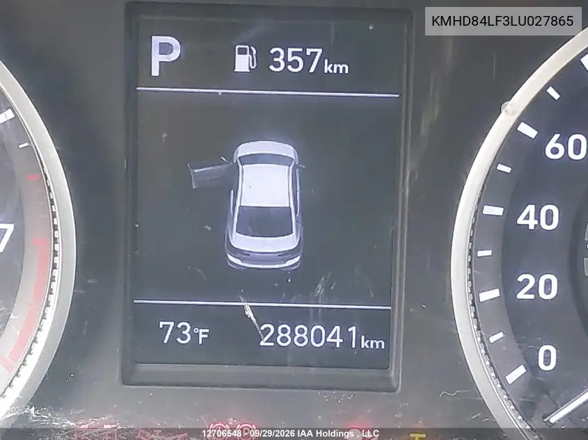 2020 HYUNDAI ELANTRA VIN KMHD84LF3LU027865 — фото 16