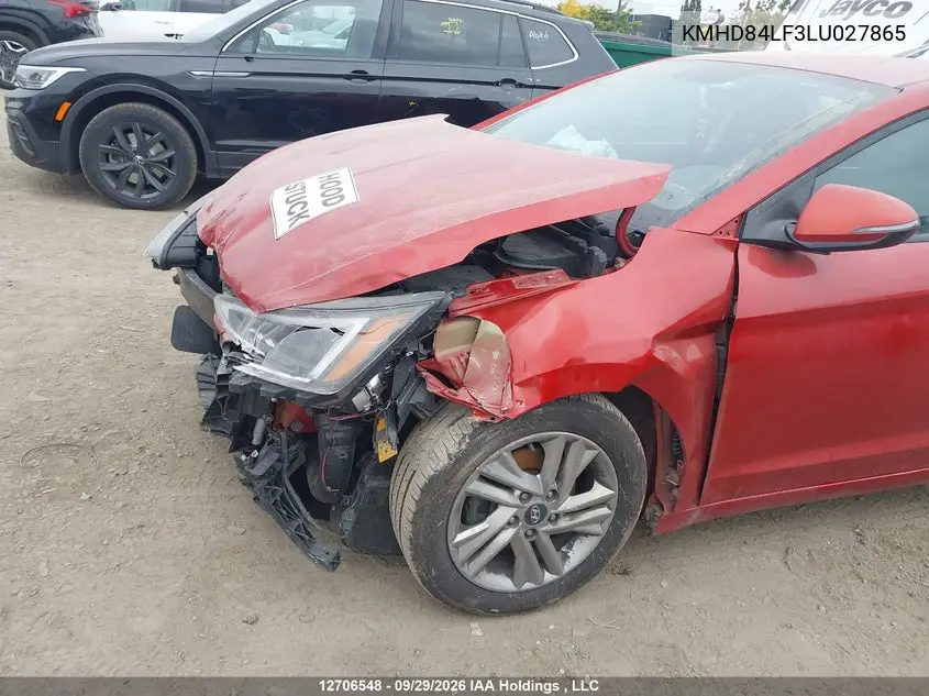 2020 HYUNDAI ELANTRA VIN KMHD84LF3LU027865 — фото 20