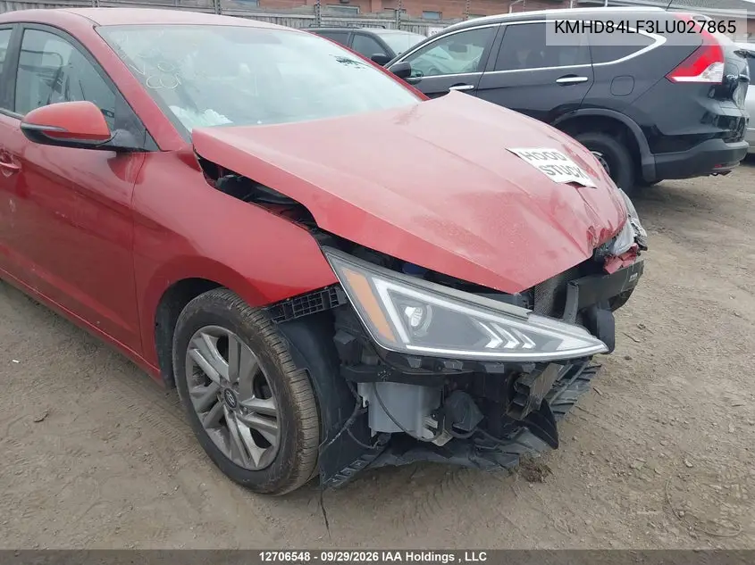 2020 HYUNDAI ELANTRA VIN KMHD84LF3LU027865 — фото 21