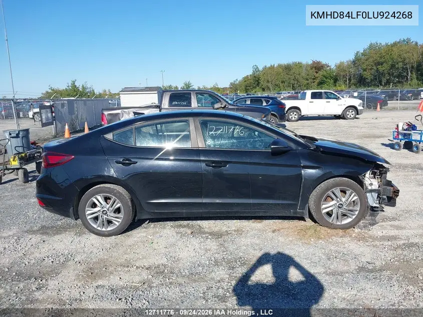 2020 HYUNDAI ELANTRA VIN KMHD84LF0LU924268 — фото 14