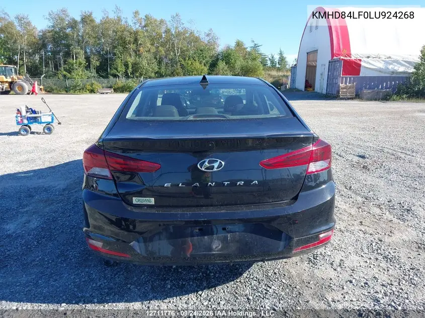 2020 HYUNDAI ELANTRA VIN KMHD84LF0LU924268 — фото 17