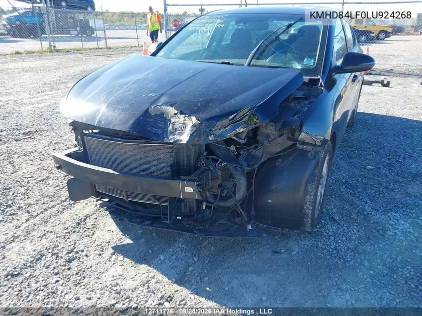 2020 HYUNDAI ELANTRA VIN KMHD84LF0LU924268 — фото 6