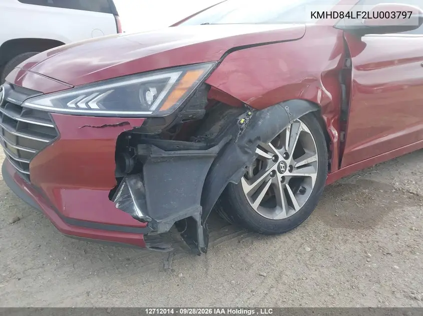 2020 HYUNDAI ELANTRA VIN KMHD84LF2LU003797 — фото 21